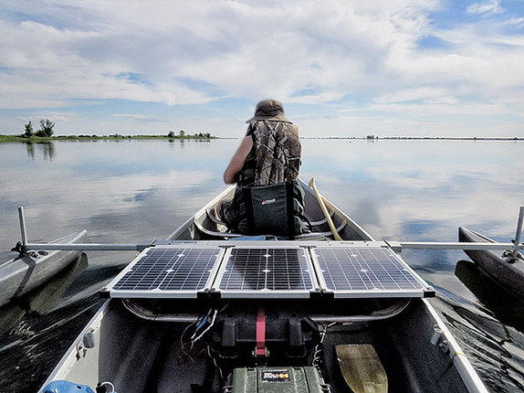 solar powered outrigger canoe reliable compact design