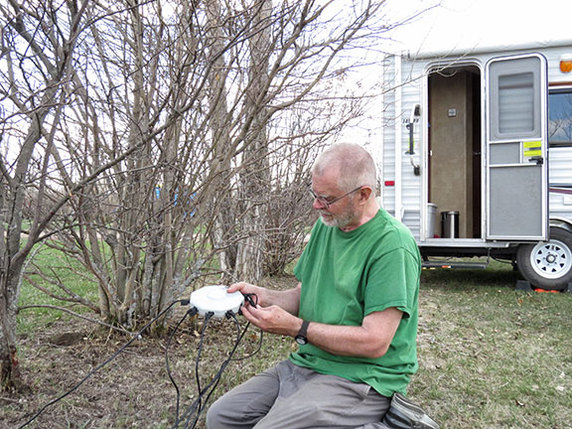 connecting multiple banks of solar panels at longterm campsite